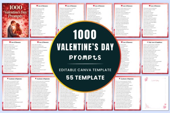 1000 Valentine’s Day Prompts KDP: A Creative Resource for Connection, Reflection, and Expression