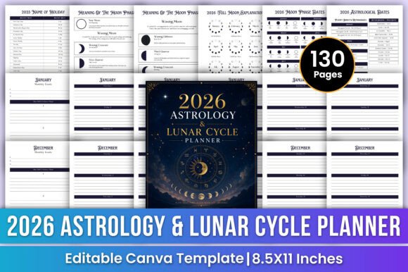 2026 Astrology Lunar Cycle Planner Guide