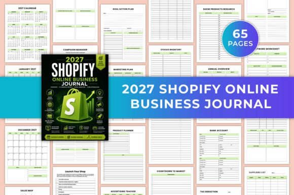 2027 Shopify Online Business Journal KDP