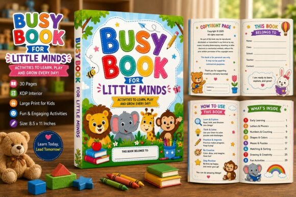 Busy Book for Little Minds: A Practical Activity Planner for Early Learning at Home
