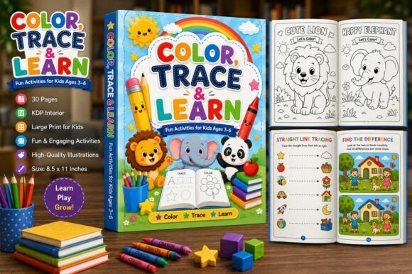 Color, Trace Learn for Kids: A Practical Early Learning Activity Planner