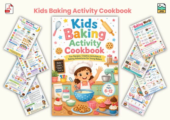 Kids Baking Activity Cookbook: A Practical Tool for Teaching Kitchen Skills
