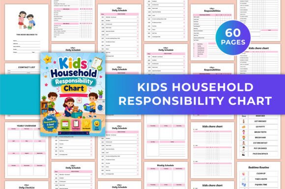 Kids Household Responsibility Chart for Building Independence