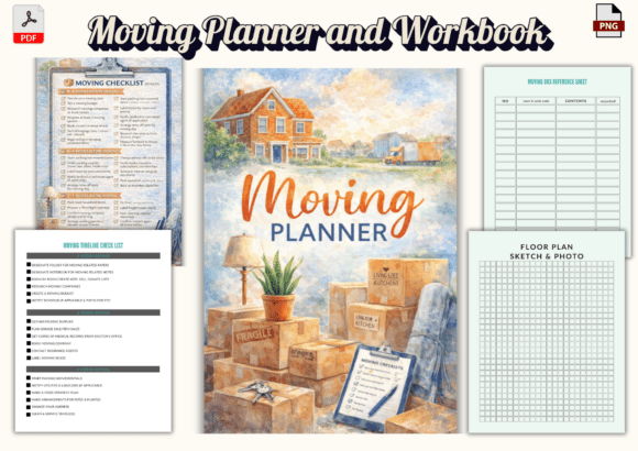Moving Planner Workbook: A Practical Tool for Organized Relocation