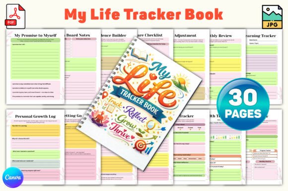 My Life Tracker Book: A 30-Day Guided Journal for Building Daily Awareness