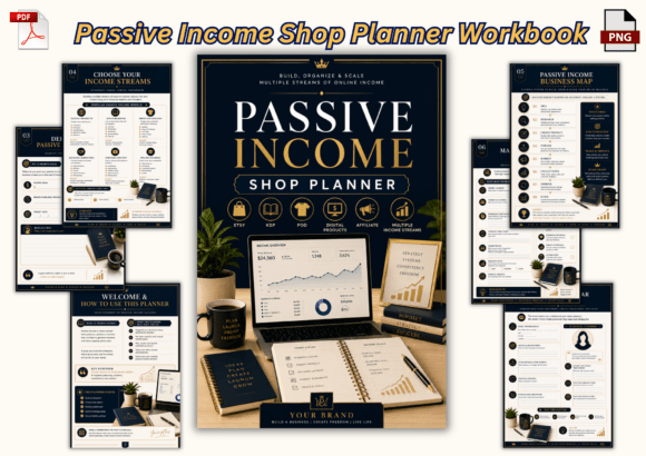Passive Income Shop Planner