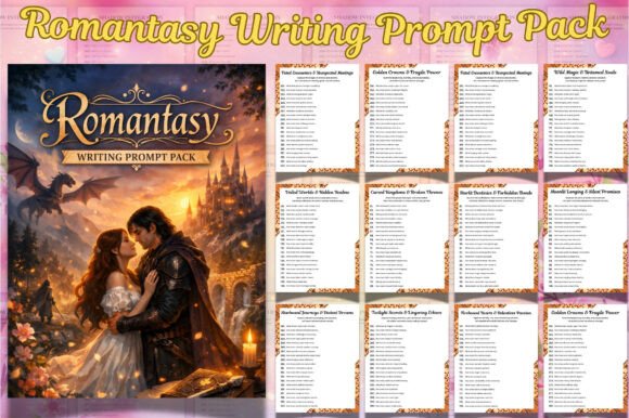 Romantasy Writing Prompt Pack: A Practical Tool for Fantasy Romance Writers