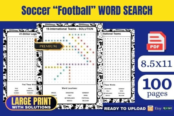 Soccer Football Word Search KDP Interior: A Strategic Tool for Publishers and Creators