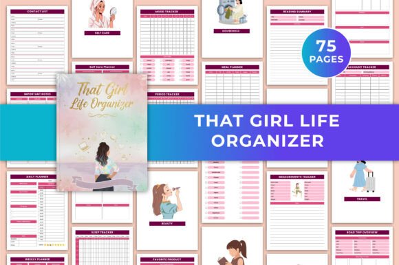 That Girl Life Organizer Canva KDP: Build Intentional Routines with a Fully Editable Planner