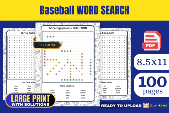 The Ultimate Guide to Baseball Word Search KDP Interiors: Create, Publish, and Profit