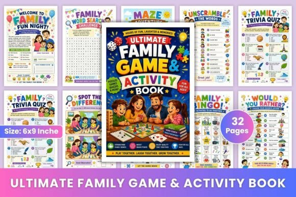 Ultimate Family Game Activity Book: A Strategic Tool for Intentional Family Connection