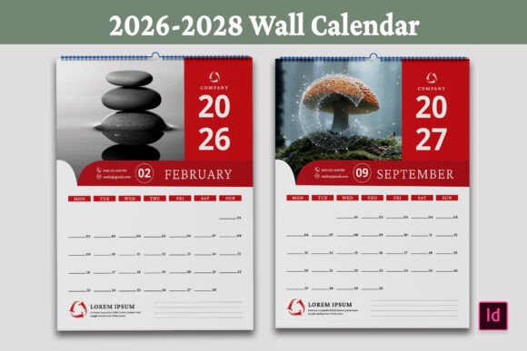 Wall Calendar 2026–2028: A Practical InDesign Template for Professionals and Creators