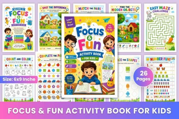 Why Focus Fun Activity Book for Kids Defines Visual Clarity